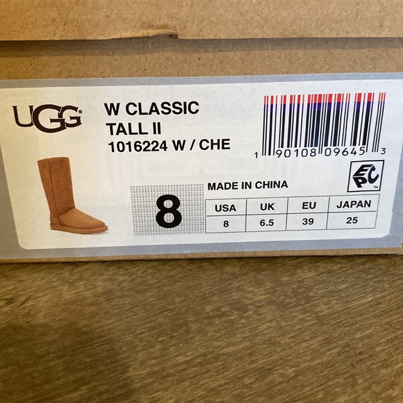 UGG tall boots color chestnut women’s size 8- in original box - Picture 2 of 5